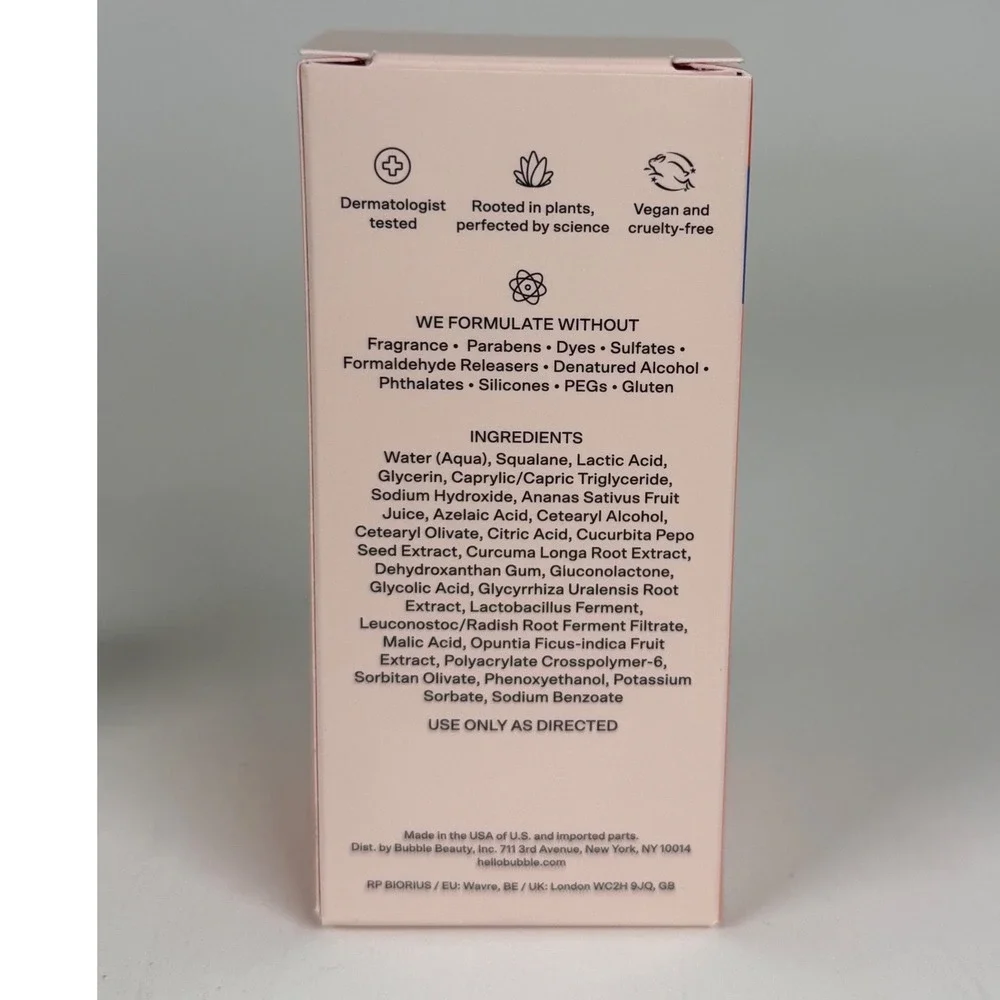 Bubble Skincare brands bubble